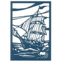 トラストプリンティング 切り絵キット 船/ship-A5blue-H ハンドメイドペーパーカット BA5-H01 ホビー(代引不可)【メール便配送】【送料無料】