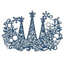 トラストプリンティング 切り絵キット クリスマス/X'mas-A5blue-H ハンドメイドペーパーカット BA5-H04 ホビー(代引不可)【メール便配送】【...