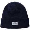 MACK BARRY マクバリー 【BEANIE ビーニー 】 CLASSIC LABEL LONG BEANIE ネイビー MCBRY70429 帽子(代引不可)【メール便配送】【送料無料】