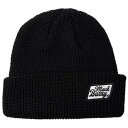 MACK BARRY マクバリー 【BEANIE ビーニー 】 CLASSIC PATCH SHORT BEANIE ブラック MCBRY70504 帽子(代引不可)【メール便配送】【送料無料】