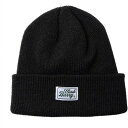 MACK BARRY マクバリー 【BEANIE ビーニー 】 CLASSIC LABEL LONG BEANIE ブラック MCBRY70771 帽子(代引不可)【メール便配送】【送料無料】