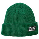 MACK BARRY マクバリー 【BEANIE ビーニー 】 CLASSIC PATCH SHORT BEANIE ディープグリーン MCBRY71686 帽子(代引不可)【メール便配送】【送料無料】