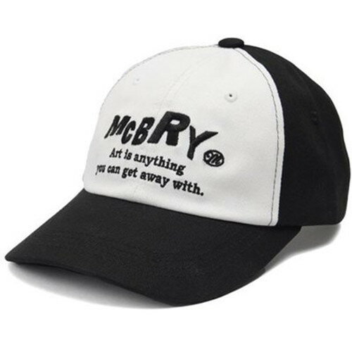 MACK BARRY マクバリー 【CAP キャップ 】 MCBRY LOGO BALL CAP ブラック MCBRY72355 帽子(代引不可)【送料無料】
