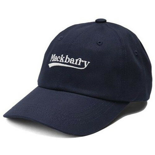MACK BARRY マクバリー 【CAP キャップ 】 Signature logo BALL CAP ネイビー MCBRY72560 帽子(代引不可)【送料無料】