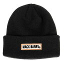 MACK BARRY マクバリー 【BEANIE ビーニー 】 BOX LOGO BEANIE MCBRY72669 帽子(代引不可)【メール便配送】【送料無料】