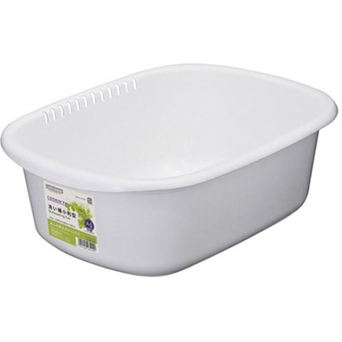 岩崎工業 クッキンパル 洗い桶小判型 ホワイト K-1649-WH 雑貨(代引不可)