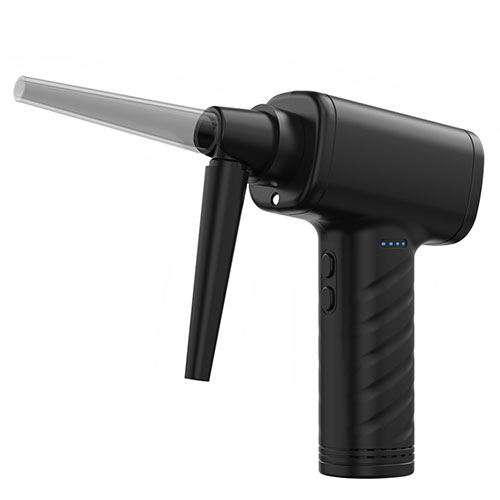 ナカバヤシ 電動エアダスター充電式 ブラック DAD-101/BK パソコン周辺機器(代引不...