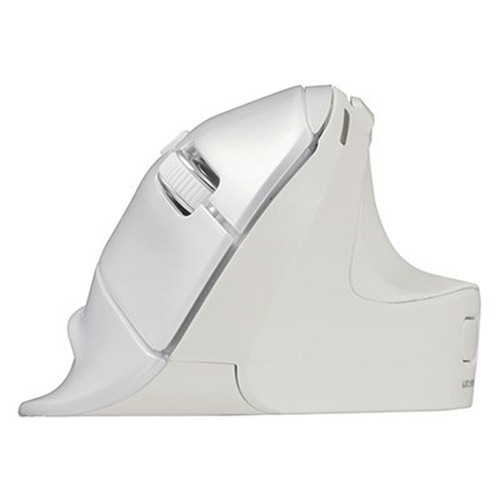 Digio デジオ 高速スクロール 無線エルゴノミクス5ボタン BlueLEDマウス ホワイト MUS-RKF176W パソコン周辺機器(代引不可)【送料無料】