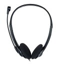 ナカバヤシ 4極ヘッドセット ブラック MHM-STB28BK パソコン周辺機器(代引不可)
