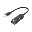 MCO miniDP-HDMI変換アダプタ 4K対応 DPM-4KA1/BK パソコンパーツ(代引不可)【メール便配送】【送料無料】