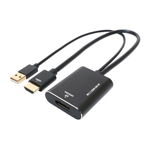 MCO HDMI-DisplayPort変換アダプタ 4K HDA-DP4K1/BK パソコンパーツ(代引不可)【メール便配送】【送料..