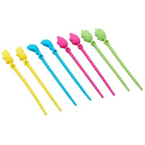 スマイルキッズ アニマルシリコンバンドミニ8本入 AKD-2008 雑貨(代引不可)