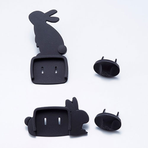 スマイルキッズ うさぎのコンセントカバー 2個組 うさぎA AKN-21A 雑貨(代引不可)【メール便配送】【送料無料】