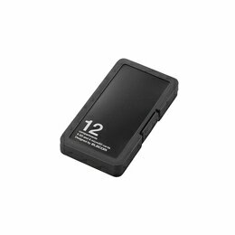 エレコム SD/microSDカードケース(プラスチックタイプ) CMC-SDCPP12BK(代引不可)【メール便配送】【送..