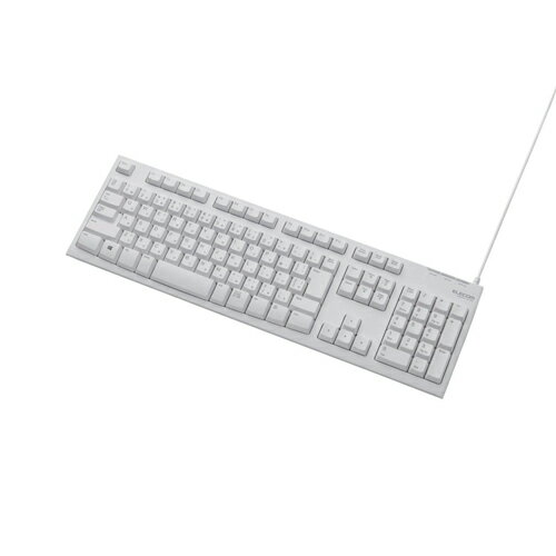 エレコム USB接続 スタンダードキーボード TK-FCM062WH エレコム USB接続 スタンダードキーボード TK-FCM062WH