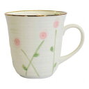 レンジ対応 マグカップ フラワー φ9.5×12cm B1035550(代引不可)(3)