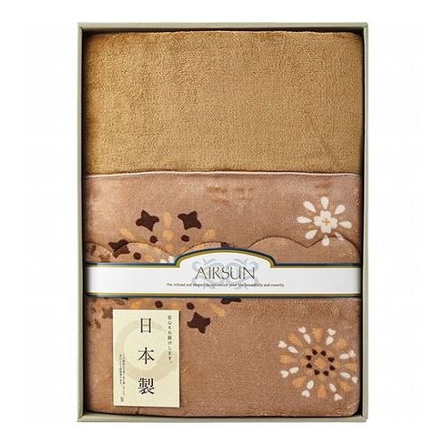 吸湿発熱わた入り 国産やわらかタッチ毛布ふとん 140×190cm SV-4010 L9054584(代引不可)【送料無料】(3.0)