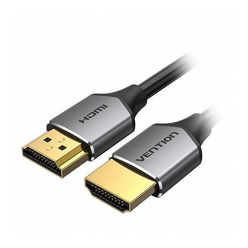 楽天リコメン堂生活館【3本セット】 VENTION 極細HDMIケーブル Male to Male HDケーブル アルミニウム合金タイプ 2m グレー AL-0201X3（代引不可）【送料無料】