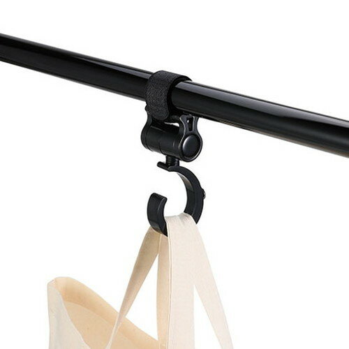 【5セット】 ARTEC ベビーカー用回転フック 2ヶ組 耐荷重約3~4kg 360度回転 ATC75537X5(代引不可)