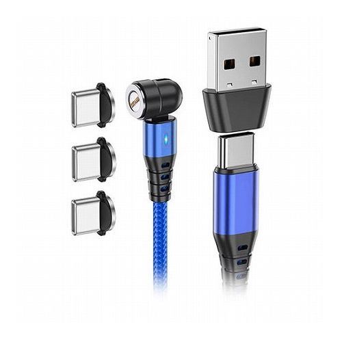 【3本セット】 スペックイン 超強力マグネット充電ケーブル 1m マグネットアダプタ3個付属 ブルー SPUSLION-BL-1MX3(代引不可)【送料無料】 【3本セット】 スペックイン 超強力マグネット充電ケーブル 1m マグネットアダプタ3個付属 ブルー SPUSLION-BL-1MX3(代引不可)【送料無料】