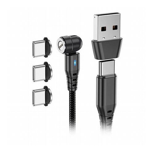 【3本セット】 スペックイン 超強力マグネット充電ケーブル 1m マグネットアダプタ3個付属 ブラック SPUSLION-BK-1MX3(代引不可)【送料無料】 【3本セット】 スペックイン 超強力マグネット充電ケーブル 1m マグネットアダプタ3個付属 ブラック SPUSLION-BK-1MX3(代引不可)【送料無料】