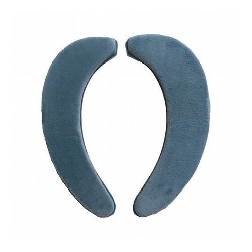 【5セット】 ヨコズナクリエーション グラデ 極ふわ 吸着便座シート スモークブルー MMT46563X5(代引不..