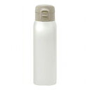 モテコ ワンタッチ栓マグボトル500ml ホワイト 7.3×6.8×23cm C6129749(代引不可)(3)
