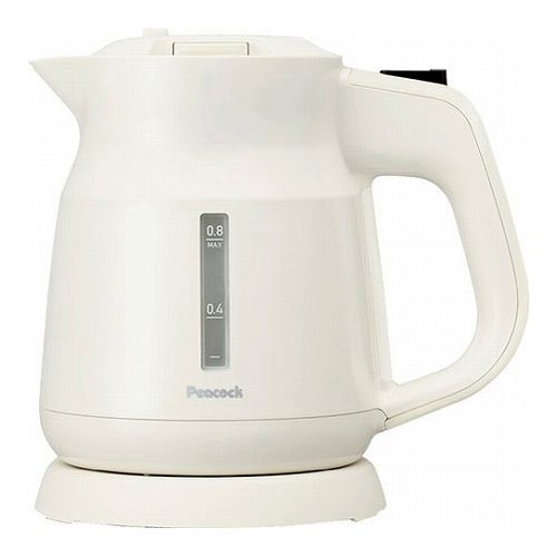 ピーコック 電気ケトル0.8L ホワイト 15×21.4×20.7cm C6119566(代引不可)【送料無料】 ピーコック 電気ケトル0.8L ホワイト 15×21.4×20.7cm C6119566(代引不可)【送料無料】