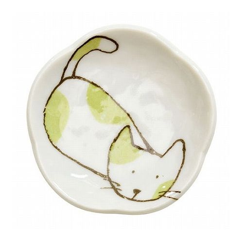 ヤマコー てまひま工房 にゃんこ皿 あおば 10枚入り yamaco80199(代引不可)【送料無料】