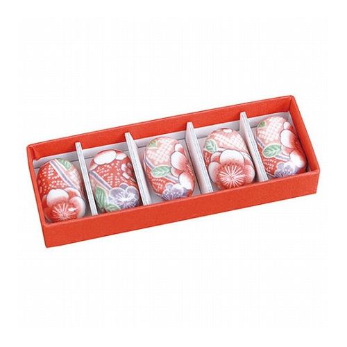 ヤマコー てまひま工房 ちょいと箸休め箸置 友禅 5個セット 箱入 yamaco80524(代引不可)