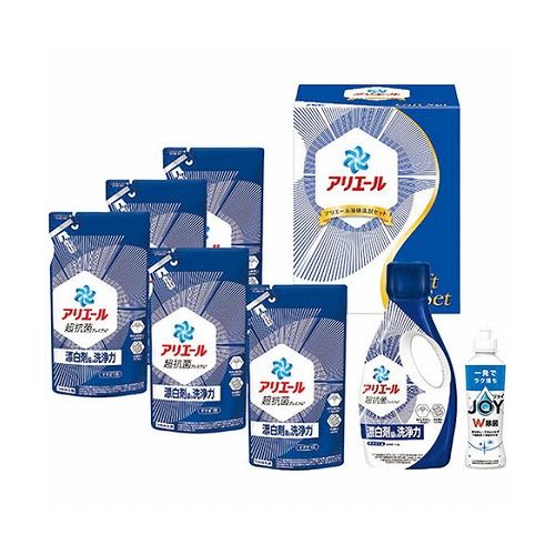 P&G アリエール液体洗剤セット (アリエールジェル・除菌ジョイコンパクト各1本・アリエールジェル詰替..