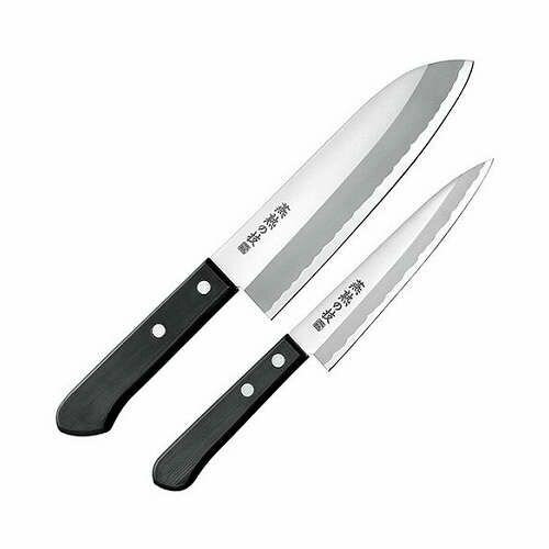 よこやま 燕熟の技 三徳包丁165mm&ペティナイフ135mm サビにくくお手入れのしやすいステンレス刃物鋼 E..