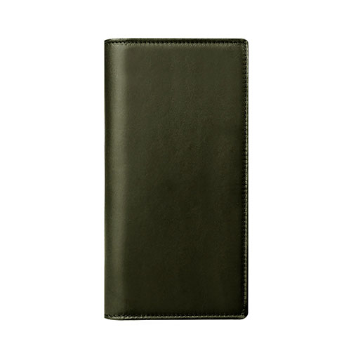 ABBI SIGNATURE LISCIO イタリアンレザー MagSafe対応ダイアリーケース for iPhone 17 オリーバ ABS27860i17(代引不可)