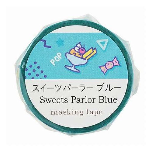 手帳やラッピングに、カラフル×レトロのスイーツを添えて昔見たあの色、あの柄、あのワクワク。昭和レトロなポップカラーにときめく、ちょっぴり懐かしくてキュートなマスキングテープです。あなたの好きを詰め込んで、ノスタルジックデコを楽しんで!キャンディやパフェなどのスイーツをデザインした、懐かしさと今っぽさが融合したレトロスイーツ柄のマスキングテープです。かわいいイラストと鮮やかなブルーカラーがアクセントになり、ギフトやノートを彩ります。1.5cm幅×5m巻で、日常使いにちょうどいいサイズ感。手帳やノート、ラッピングなど幅広い用途で楽しめます。毎日のちょっとしたシーンに華やかさを添えてくれるアイテムです。・商品サイズ : 幅1.5cm×5m巻・セット内容 : 本体のみ・重量 : 8g・材質 : 和紙・梱包形態 : 袋入り・生産国 : 日本・保証期間 : 初期不良対応※お使いのモニター設定、お部屋の照明等により実際の商品と色味が異なる場合がございます。※製品一点に対する説明・仕様になります。【代引きについて】こちらの商品は、代引きでの出荷は受け付けておりません。【送料について】北海道、沖縄、離島は送料を頂きます。
