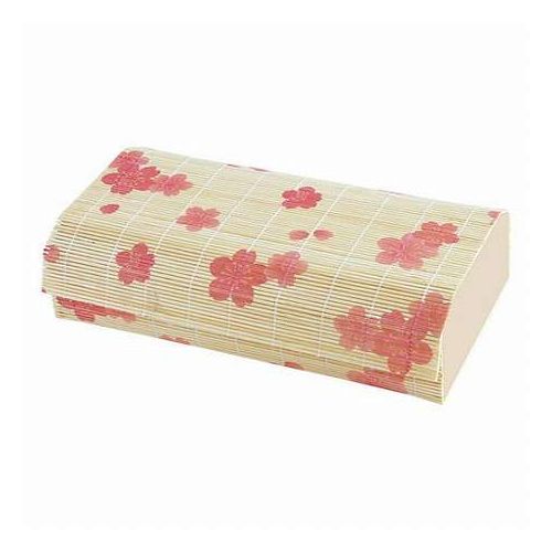 【10個セット】 ヤマコー 用美 業務用 新すだれ弁当 桜柄 大 yamaco38536X10(代引不可)【送料無料】