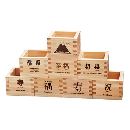 【10個セット】 ヤマコー てまひま工房 ひのき福桝(1合桝) ひのきの香りが清々しい...