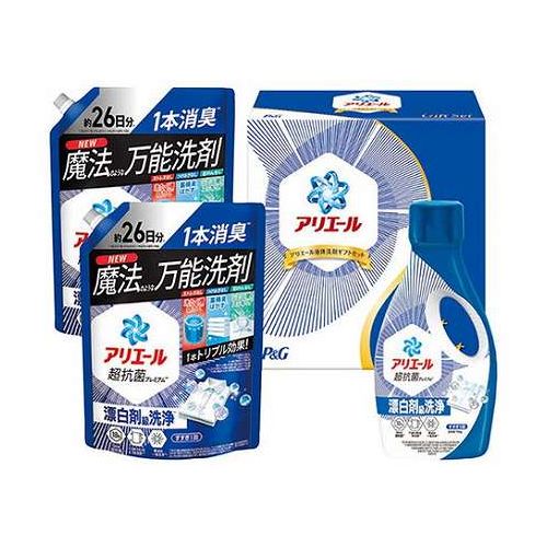 「洗濯科学のアリエール」目に見えない汚れ・ニオイまで真っ白に洗い上げるアリエール液体洗剤の詰合せセットですメーカー品番:PGLA-30F仕様(サイズ・素材・内容物など):アリエールジェル1本・アリエールジェル超特大サイズ(詰替用)2個生産国:日本箱サイズ:26.6×28.2×14.3cm重量:2500g【代引きについて】こちらの商品は、代引きでの出荷は受け付けておりません。【送料について】北海道、沖縄、離島は送料を頂きます。