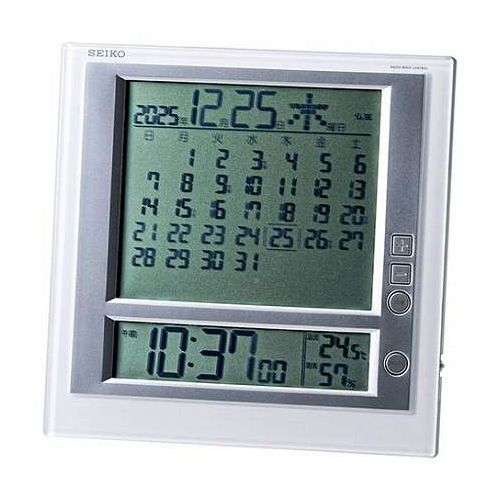 セイコー デジタル電波時計 【約25×170×170mm】 22621104(代引不可)【送料無料】