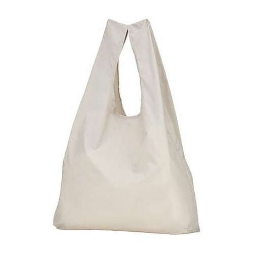 Tote Bag Type - ミニ収納ナイロンバッグ エコバッグ グレー 【約100×430×500mm】 コンパクトで簡単に収納 持ち運びに便利 22654911(代引不可)