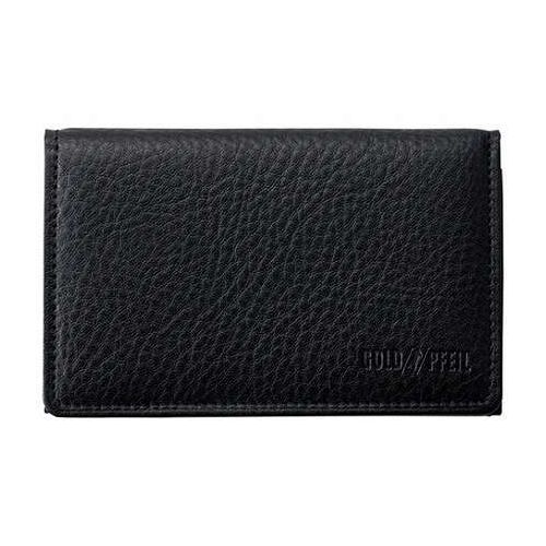 ゴールドファイル 名刺入 ブラック 【約75×113×15mm】 22618613(代引不可)【送料無料】