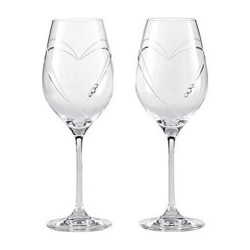 ストラス ハート イン ハート ワイン360mlペア 【約360ml・約φ52×225mm×2】 226091...