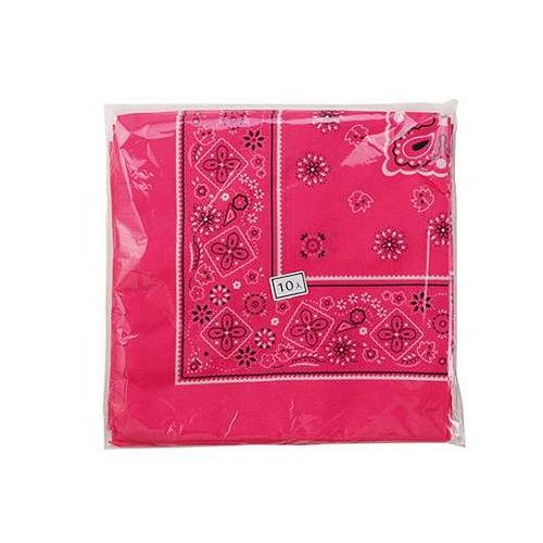 ARTEC バンダナ 桃 10枚組頭に巻いたり 首に巻いたり使い方いろいろ ATC18174