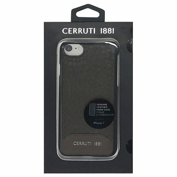 CERRUTI Crocodile Print Leather - Hard Case - Brown CEHCP7MCBRyz