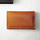 手塗りオイルレザー 名刺入 ブラウン 雑貨 ホビー インテリア 雑貨 雑貨品【送料無料】