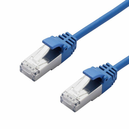 エレコム LANケーブル CAT7 スリム 2m ブルー LD-TWSS BU2 LD-TWSS BU2 パソコン(代引不可)【メール便配送】【送料無料】