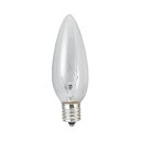 シャンデリア球 C32 E17 60W クリア C321760C 家電 照明器具(代引不可)(3)