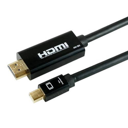 HORIC ホーリックMini Displayport→HDMI変換ケーブル 2m Mini Displayport to HDMI MDPHD20-176BK(代引不可)【メール便配送】【送料無料】