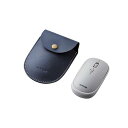 エレコム BlueLEDマウス/薄型/Bluetooth対応/4ボタン/ポーチ付/グレー M-TM10BBGY(代引不可)(2)