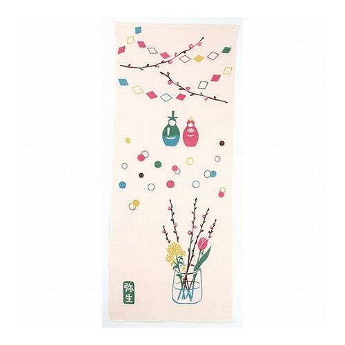 VERTEX 弥生(3月) 桃の節句 注染手ぬぐい VTX94005(代引不可)【メール便配送】【送料無料】