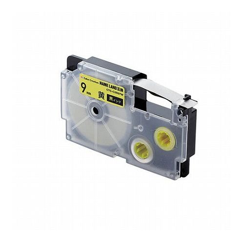 エレコム ネームランド用互換テープ/黄色/黒文字/8m/9mm幅 CTC-CXR9YW(代引不可)【メール便配送】【送料無料】 エレコム ネームランド用互換テープ/黄色/黒文字/8m/9mm幅 CTC-CXR9YW(代引不可)【メール便配送】【送料無料】